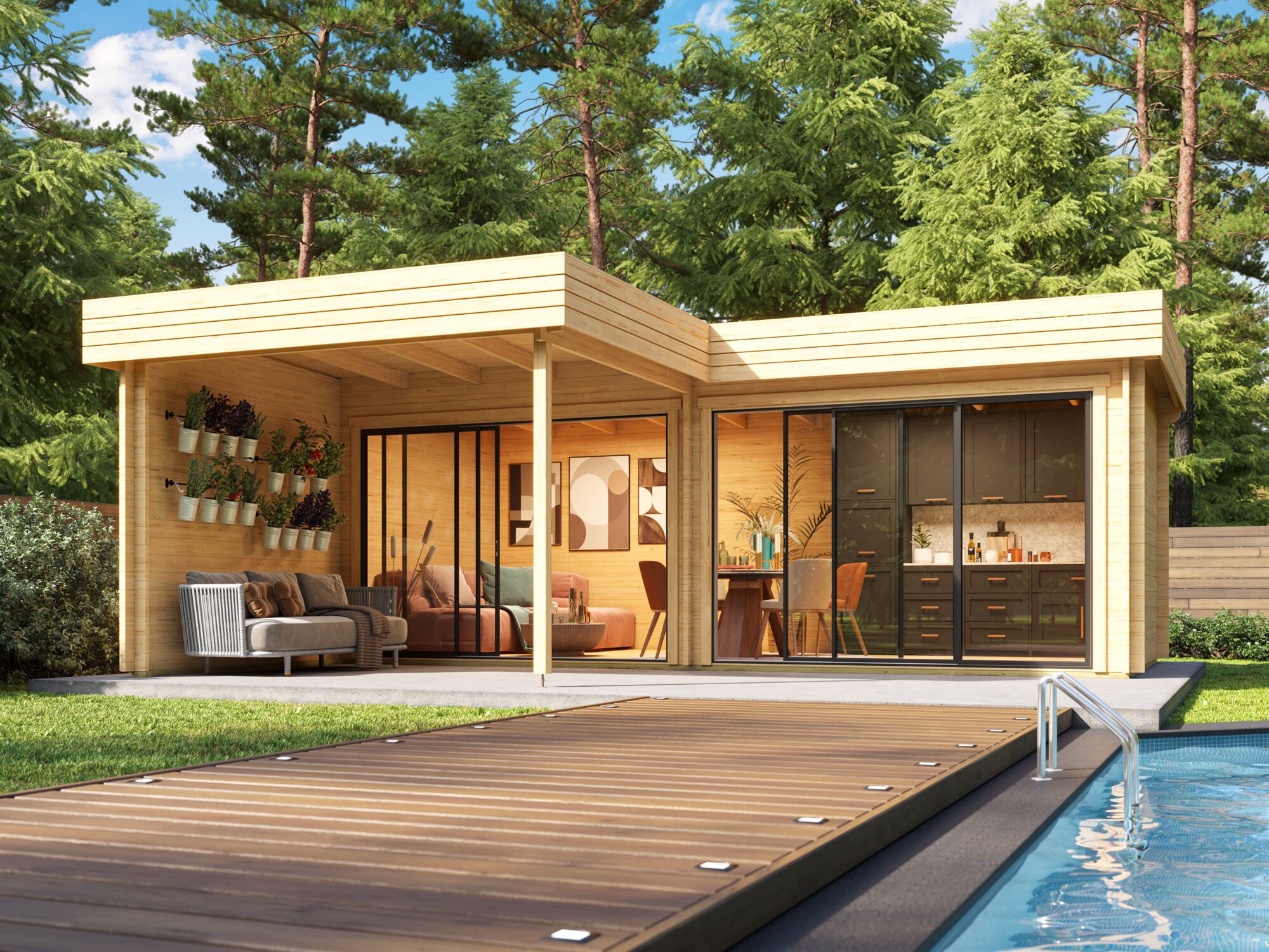 Fjordholz Gartenhaus