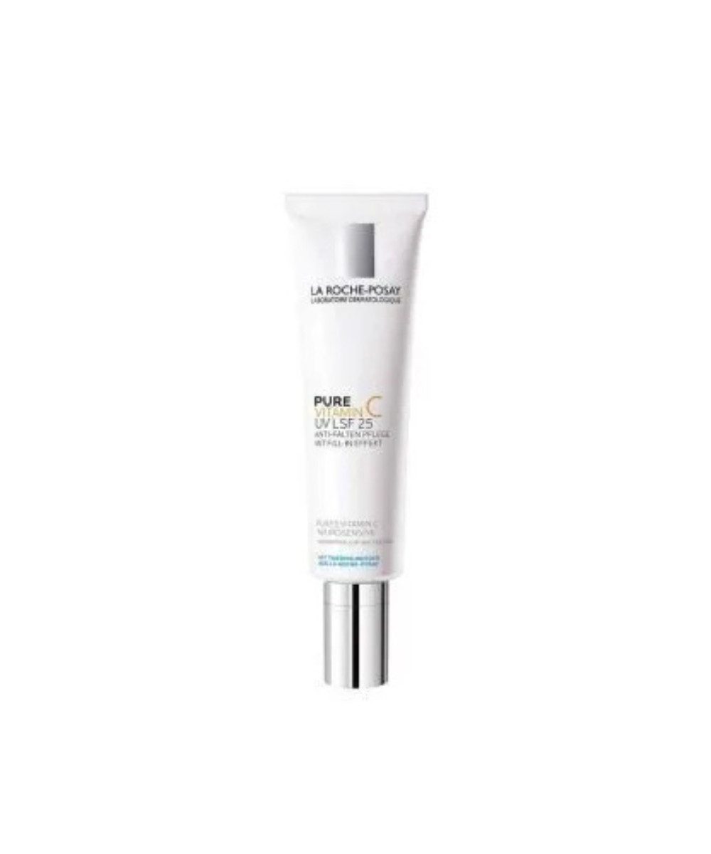 La Roche-Posay Tagescreme La Roche Posay Pure Vitamin C UV LSF25 Anti Aging Gesichtscreme40 ml packung, 1-tlg., Neurosensine®: Mildert Hautreizungen.