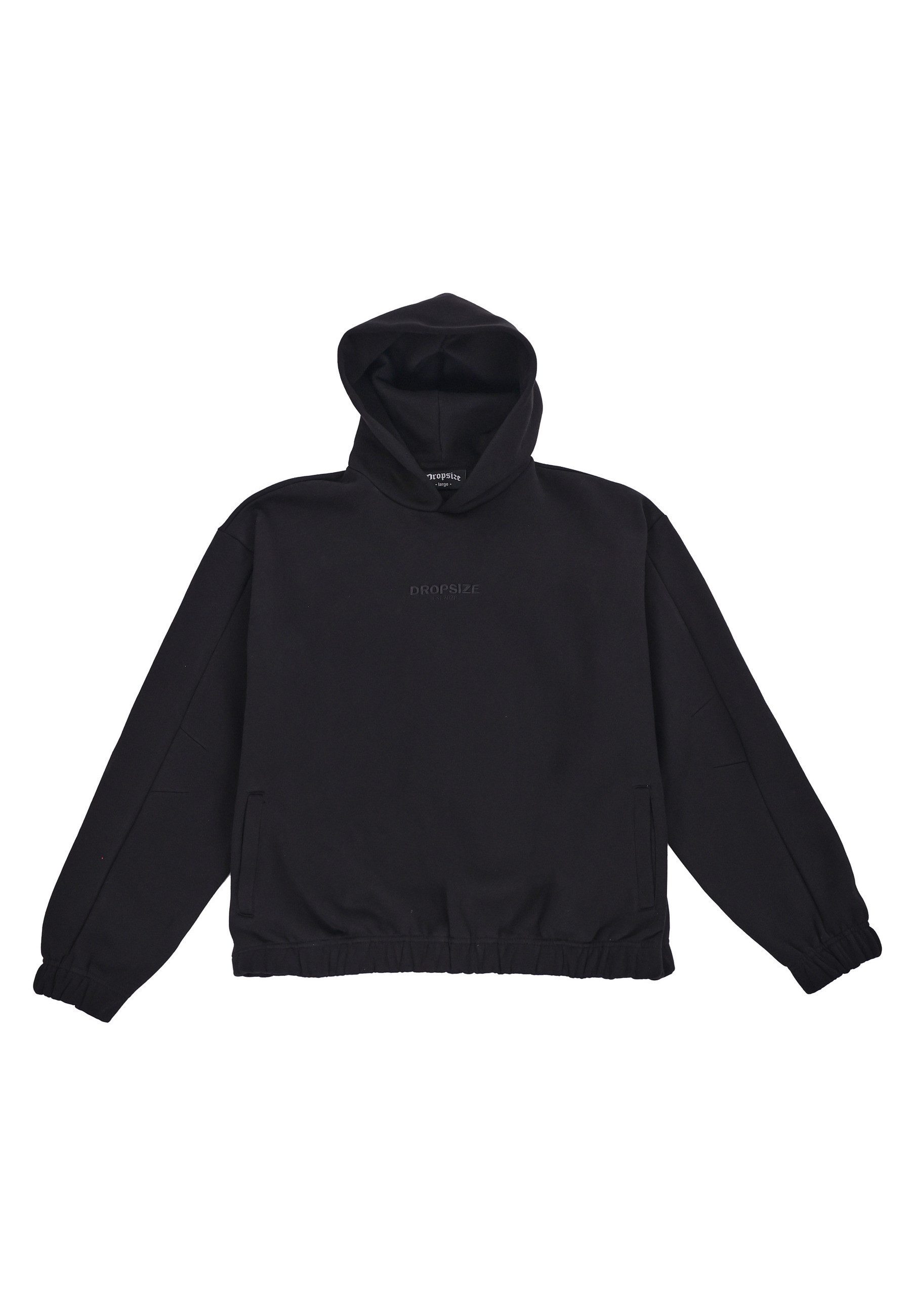 Dropsize Kapuzenpullover Dropsize HEAVY OVERSIZE HD PRINT x RUBBER PATCH HOODIE (1-tlg)