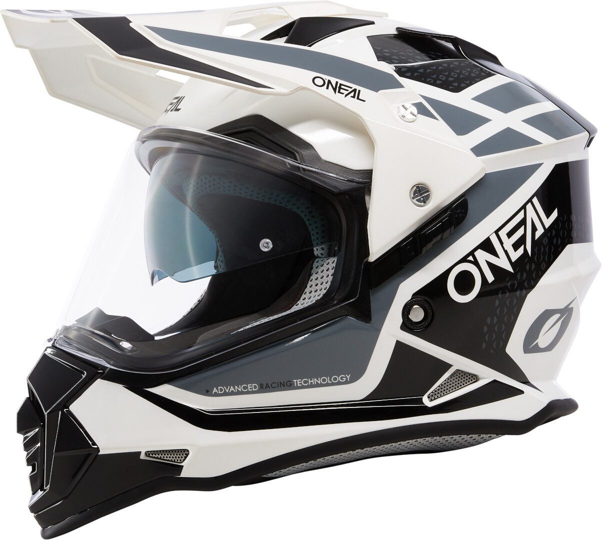 O’NEAL Motocrosshelm Sierra R Motocross Helm, vorbereitet für Kommunikationssystem,integriertes Sonnenvisier
