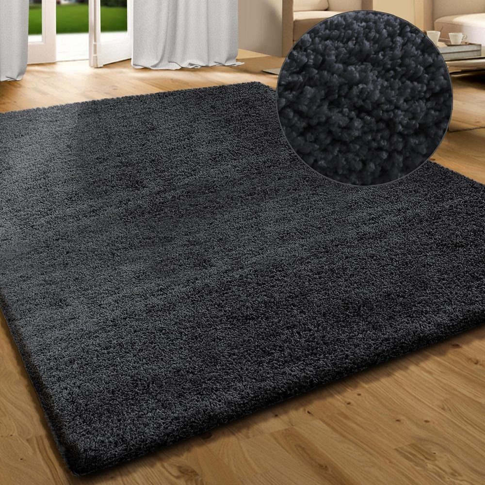 Hochflor-Teppich Luxury, Wohnteppich in verschiedenen Farben & Größen,  Karat, rechteckig, Höhe: 30 mm, Extra flauschig