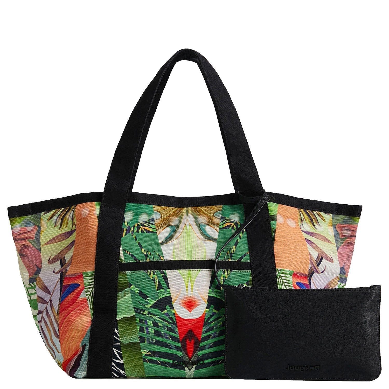 Desigual Shopper Bols Urban Beach Merida Rev - Shopper 57 cm (musgo)