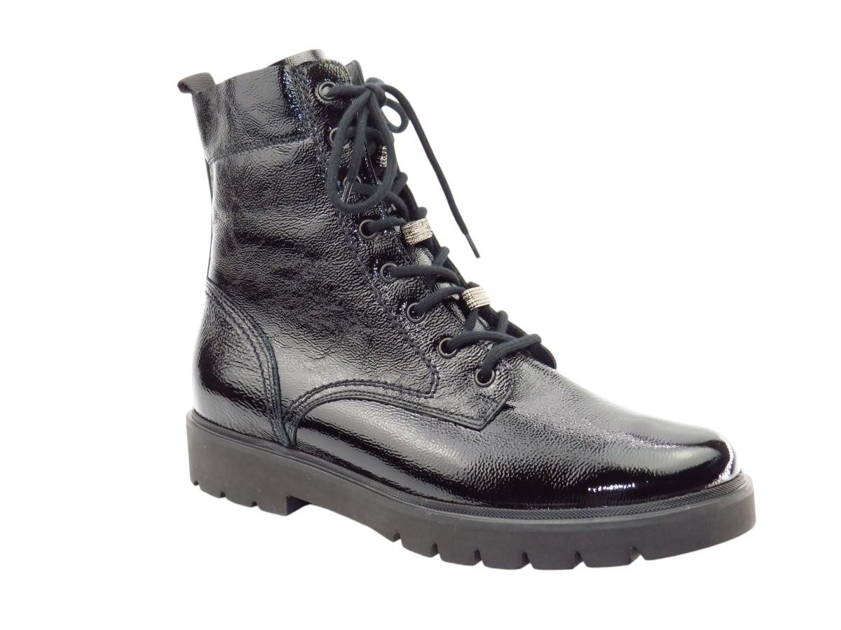 Paul Green Knautschlack schwarz Сапогиette