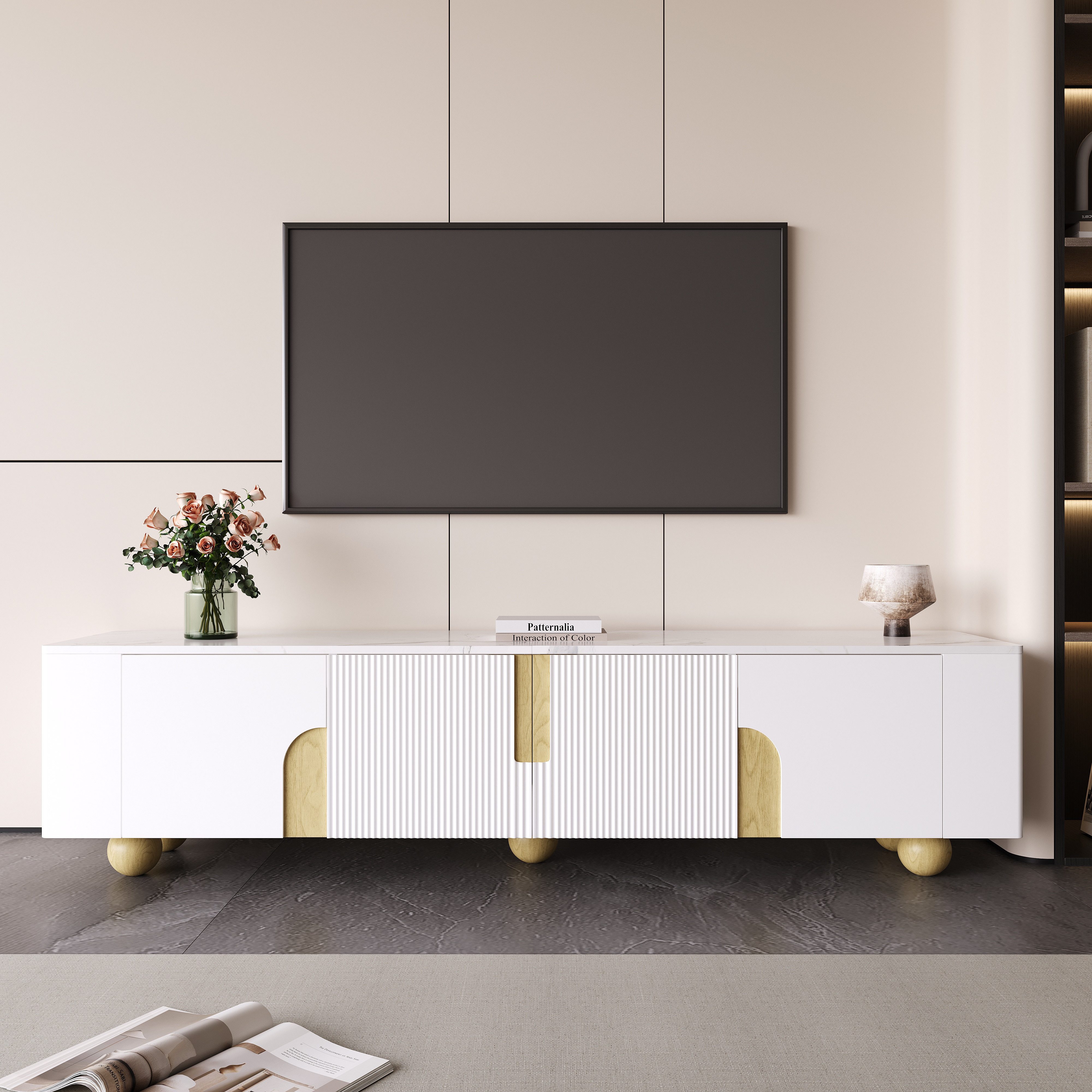 BlingBin TV-Schrank Moderner Lowboard Fernsehtisch TV-Board, günstig online kaufen