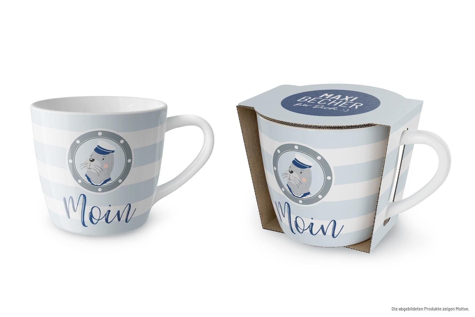 La Vida Tasse Kaffeetasse Tee Kaffee Tasse Maxi-Becher 0,4l Geschenk la vida, Material: Porzellan
