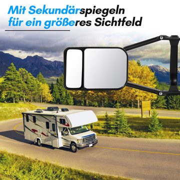 Bettizia Autospiegel 2x caravanspiegel Autospiegel Wohnwagen- und Anhängerspiegel Universal