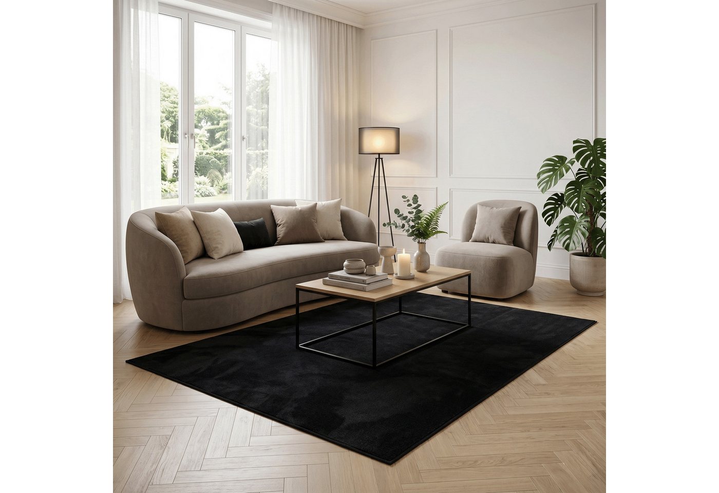 Pergamon Hochflor-Teppich Hochflor Langflor Teppich Super Soft Melia, Rechteckig, Höhe: 20 mm