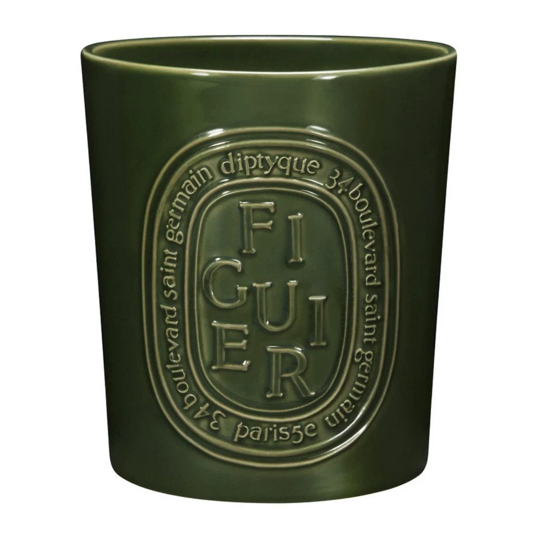 Diptyque Duftkerze Figuir 300g Duft Kerze Raumduft (1-tlg., Duftkerze), Mediterraner Feigenbaum-Duft ca. 60 Std. Brenndauer