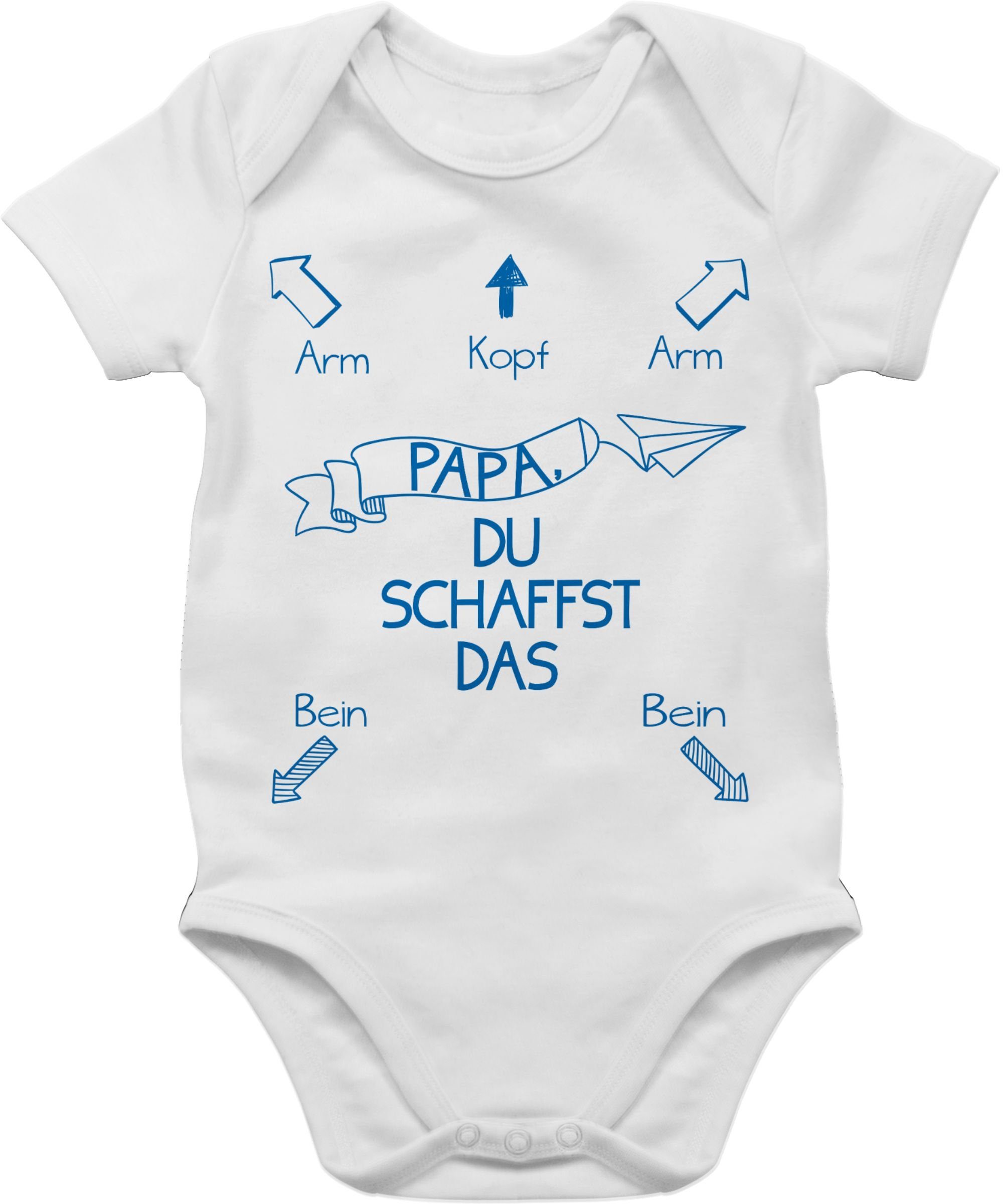 Shirtbody Papa, du schaffst das! Junge