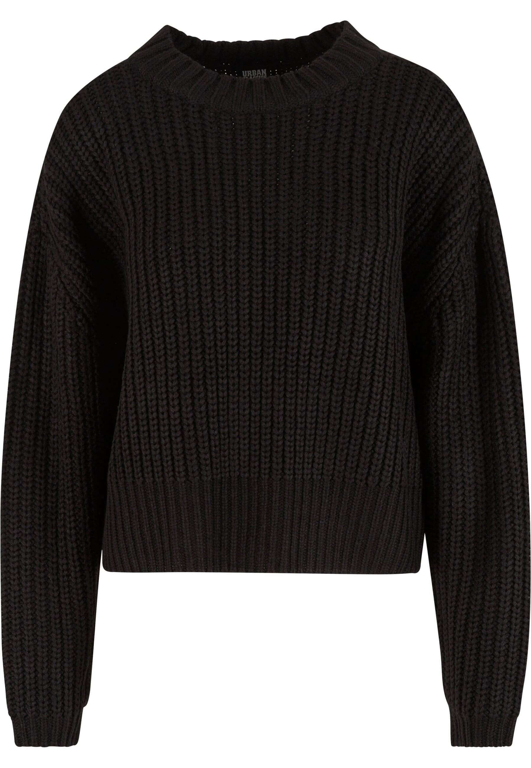 URBAN CLASSICS Rundhalspullover Urban Classics Ladies Wide Basic Oversized günstig online kaufen