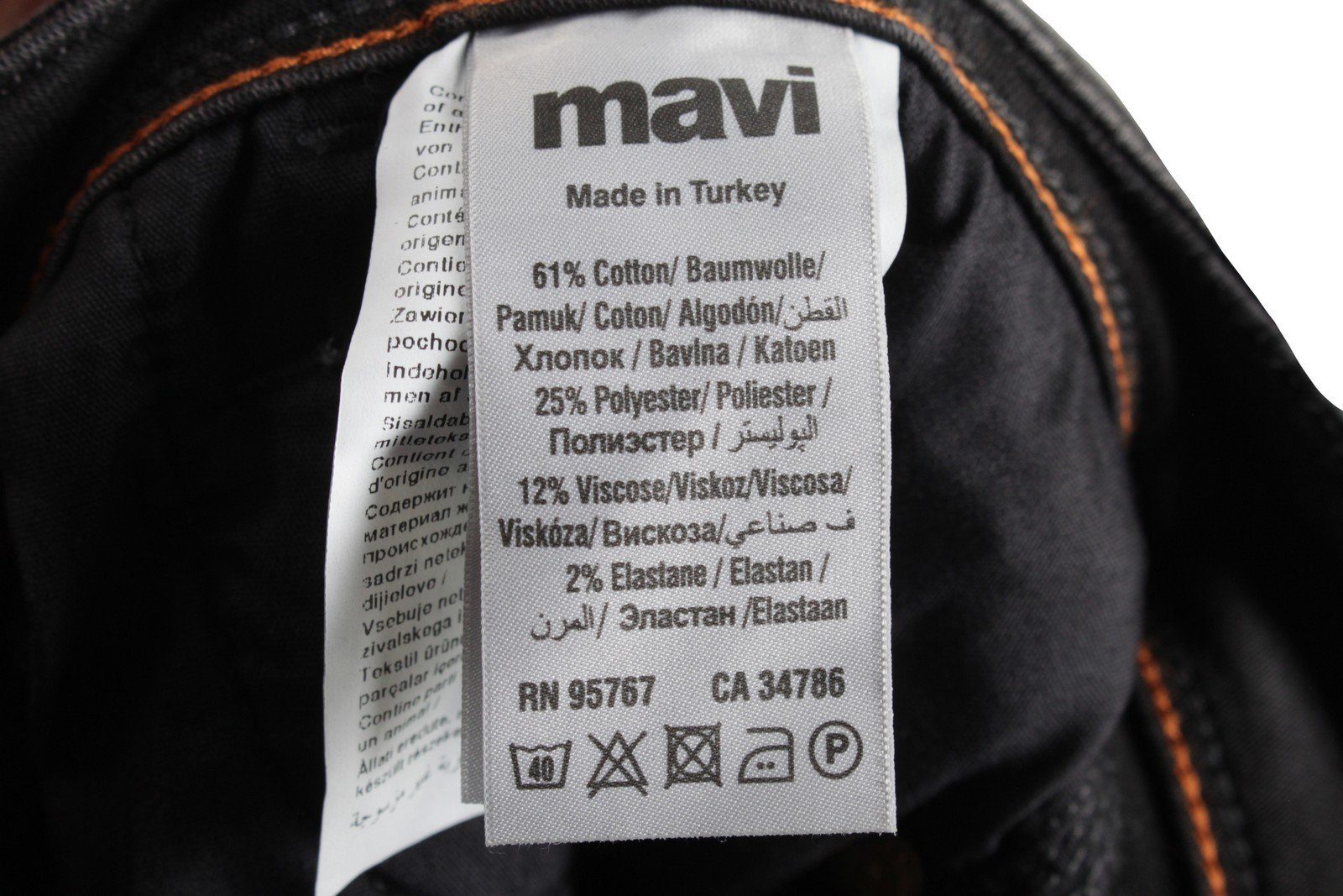 Mavi Jeanshose Sophie 27 5-Pocket-Jeans Schwarz Jeans Damen Neu Gr. Mavi