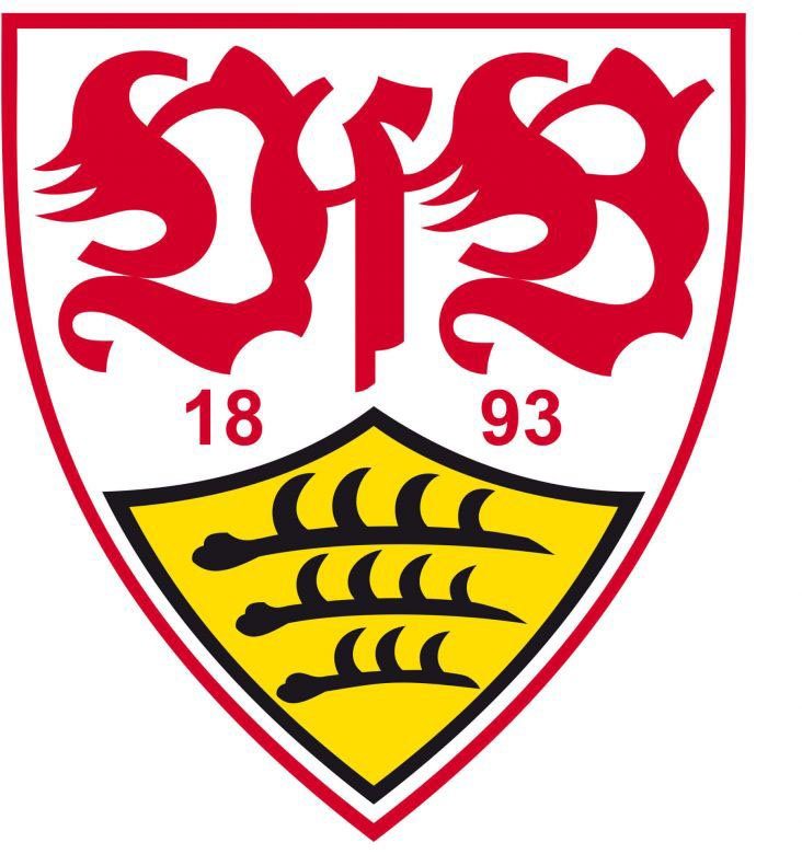 Wall-Art Wandtattoo Fußball VfB Stuttgart Logo | Wandtattoos