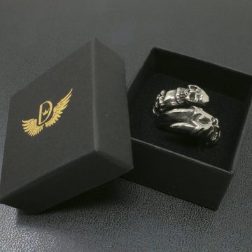 DALMARO.de Fingerring Ring Silber aus Edelstahl - BEAST CLAW