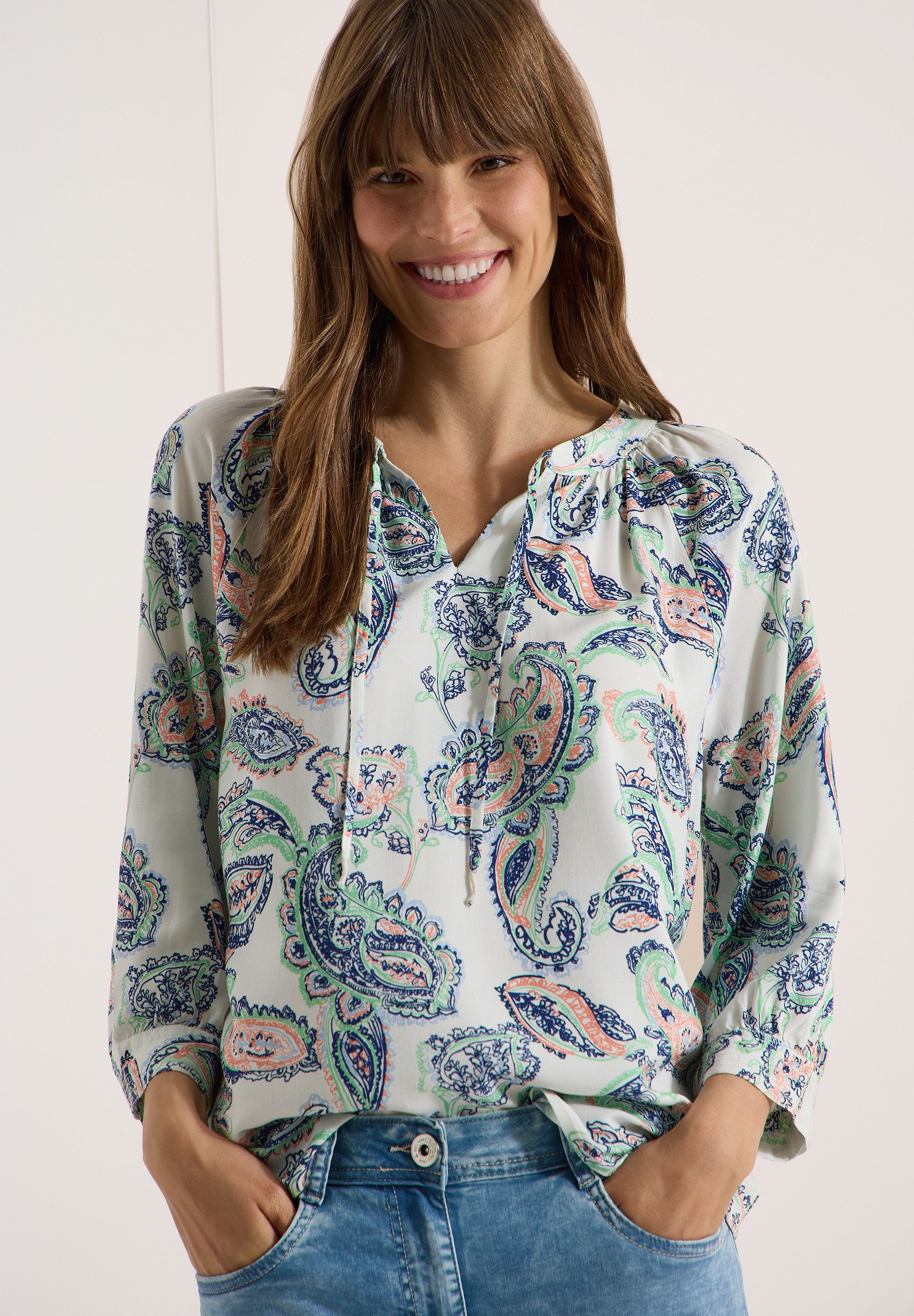 CECIL Shirtbluse aus softer Viskose