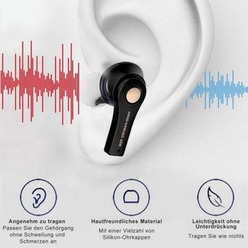 REDOM Kopfhörer Headset Ohrhörer Earbuds Bluetooth 5.0 In Ear Kabellos Bluetooth-Kopfhörer (IP6 Wasserdicht, Siri, Bluetooth, True Wireless, High-Fidelity-Sound, Rauschunterdrückung)