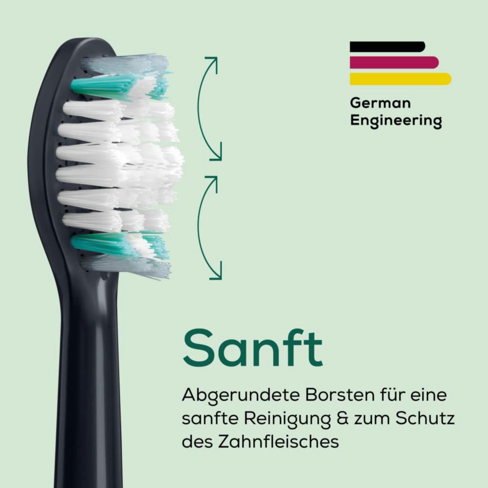 BEURER Aufsteckbürsten SC Bürstenköpfe mit Indikatorborsten Classic Clean, 4 Stück, Schalltechnologie für schonende und gründliche Zahnpflege