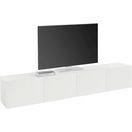 borchardt Möbel Lowboard Sophia, TV-Schrank mit 4 Türen, hängend oder stehend, Breite 200 cm, 4-türig, Modernes Design made in Germany