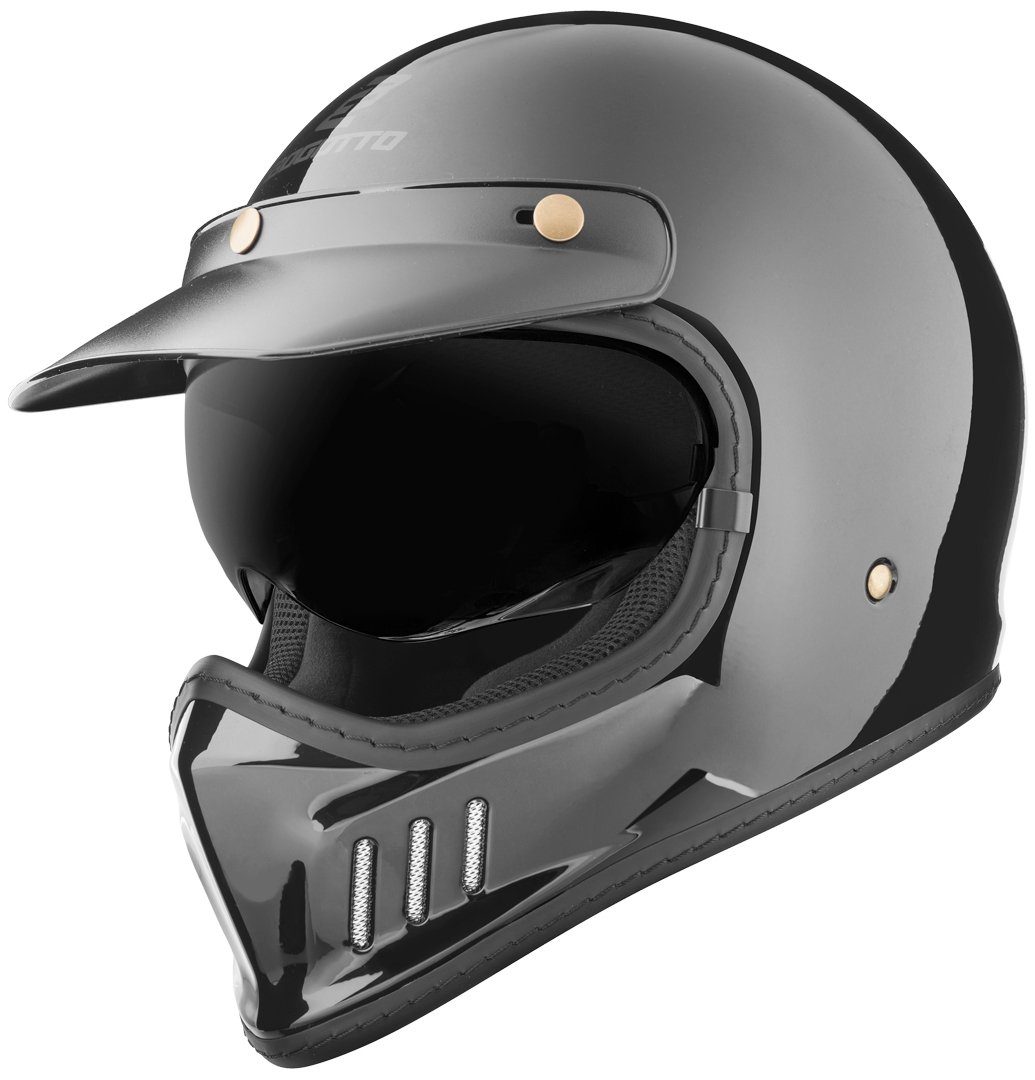 Bogotto Motorradhelm FF980 Caferacer Cross Helm