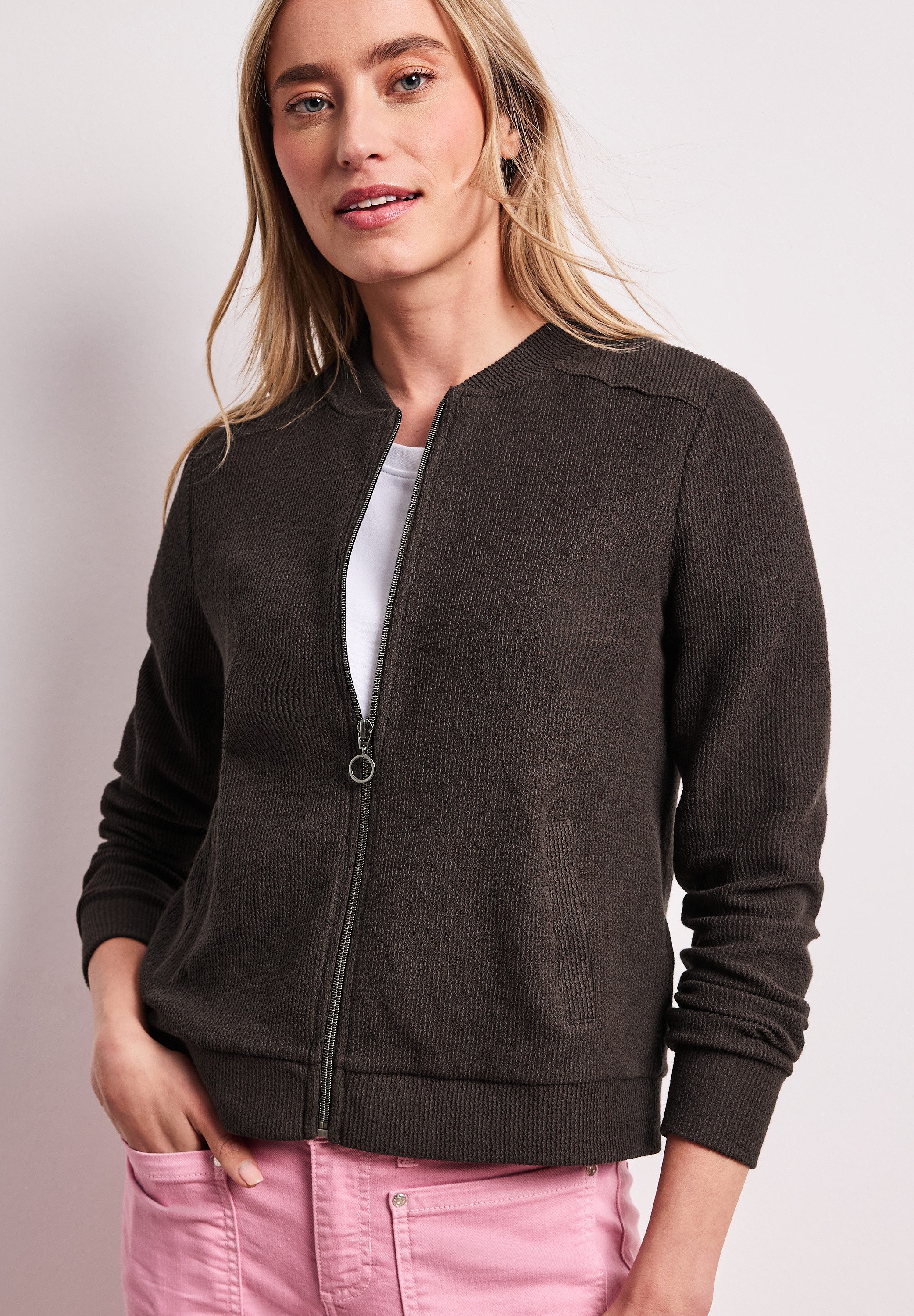 STREET ONE Cardigan Rundhalsausschnitt günstig online kaufen