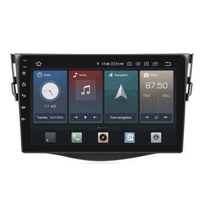 TAFFIO Für Toyota RAV4 3 CA30W 06-13 9" Touchscreen Android GPS CarPlay Einbau-Navigationsgerät