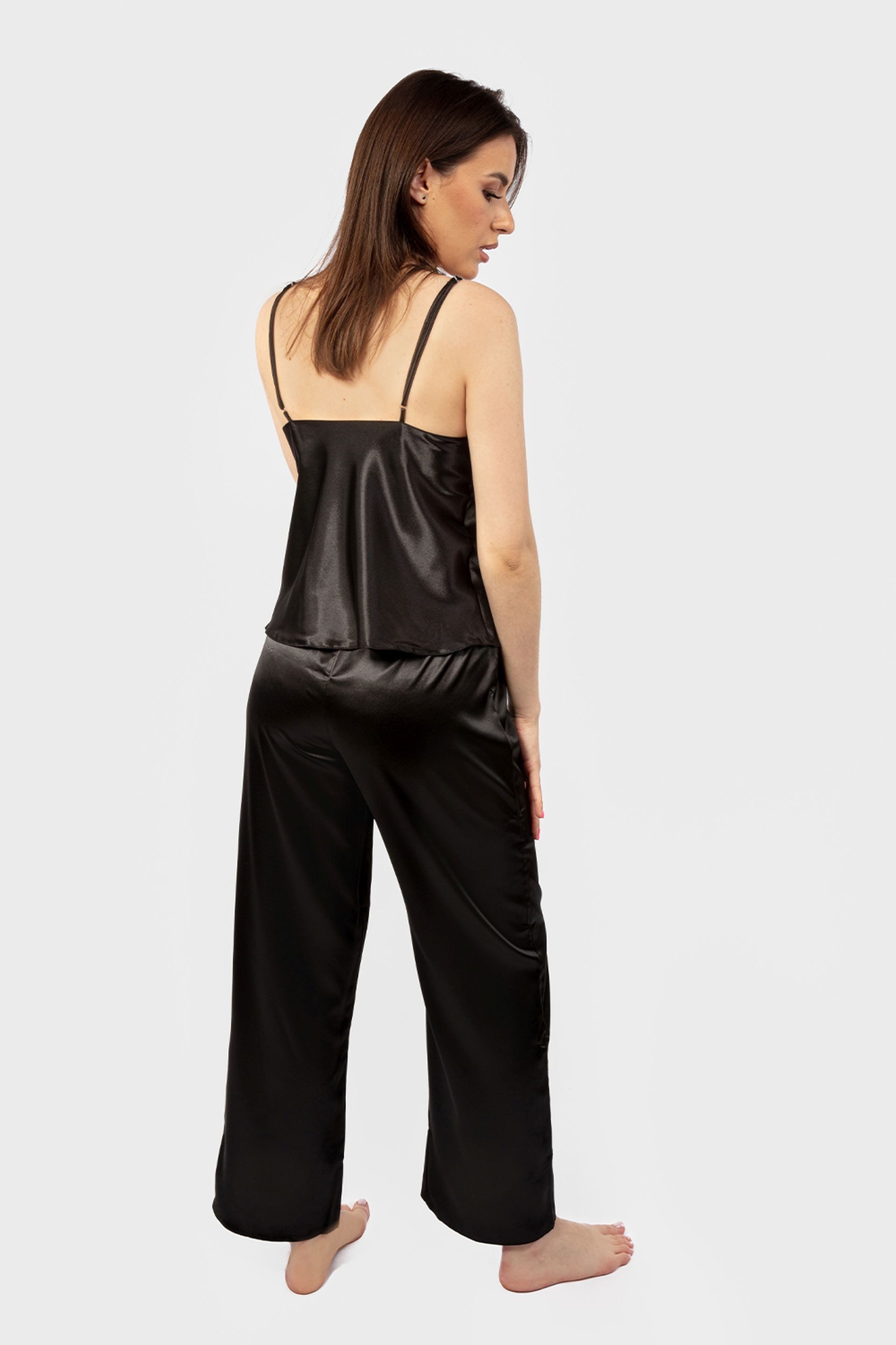DKaren Schlafanzug Damen Satin Schlafanzug Pyjama günstig online kaufen