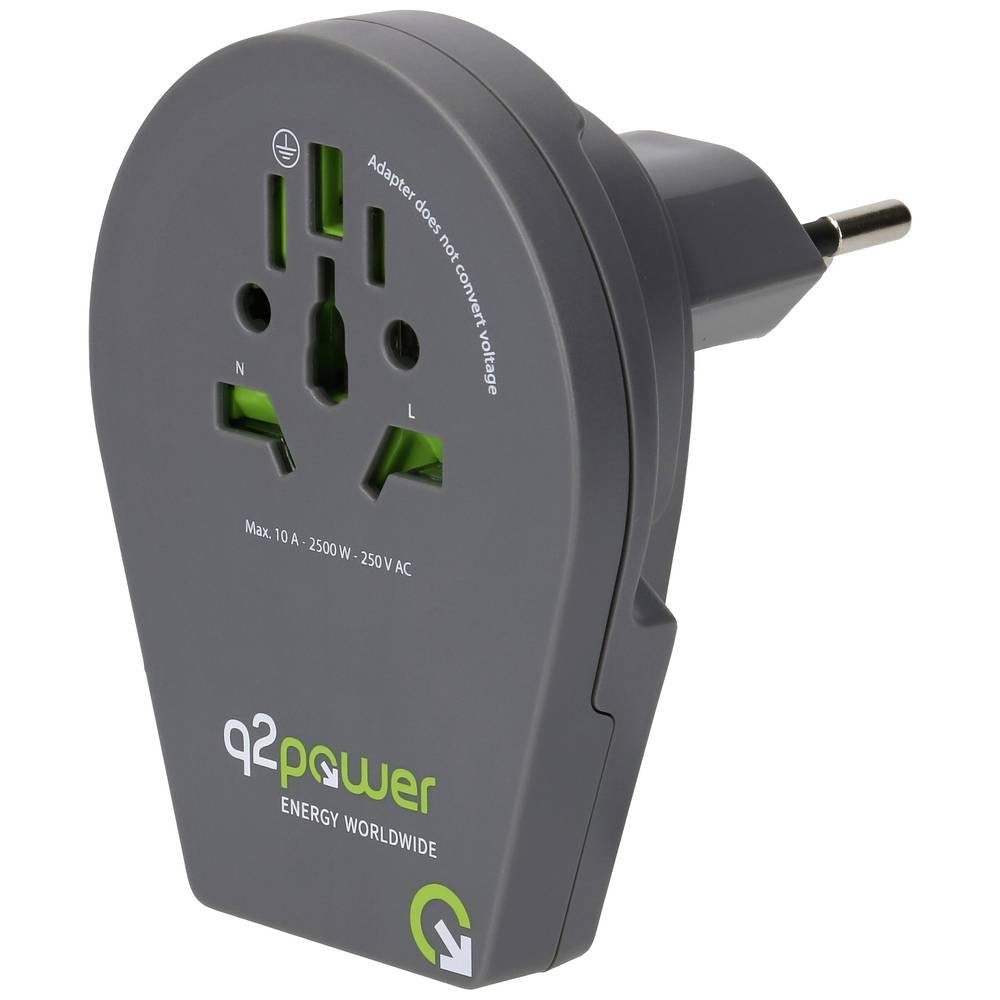 Reiseadapter Welt nach CH+IT+BRA Reiseadapter