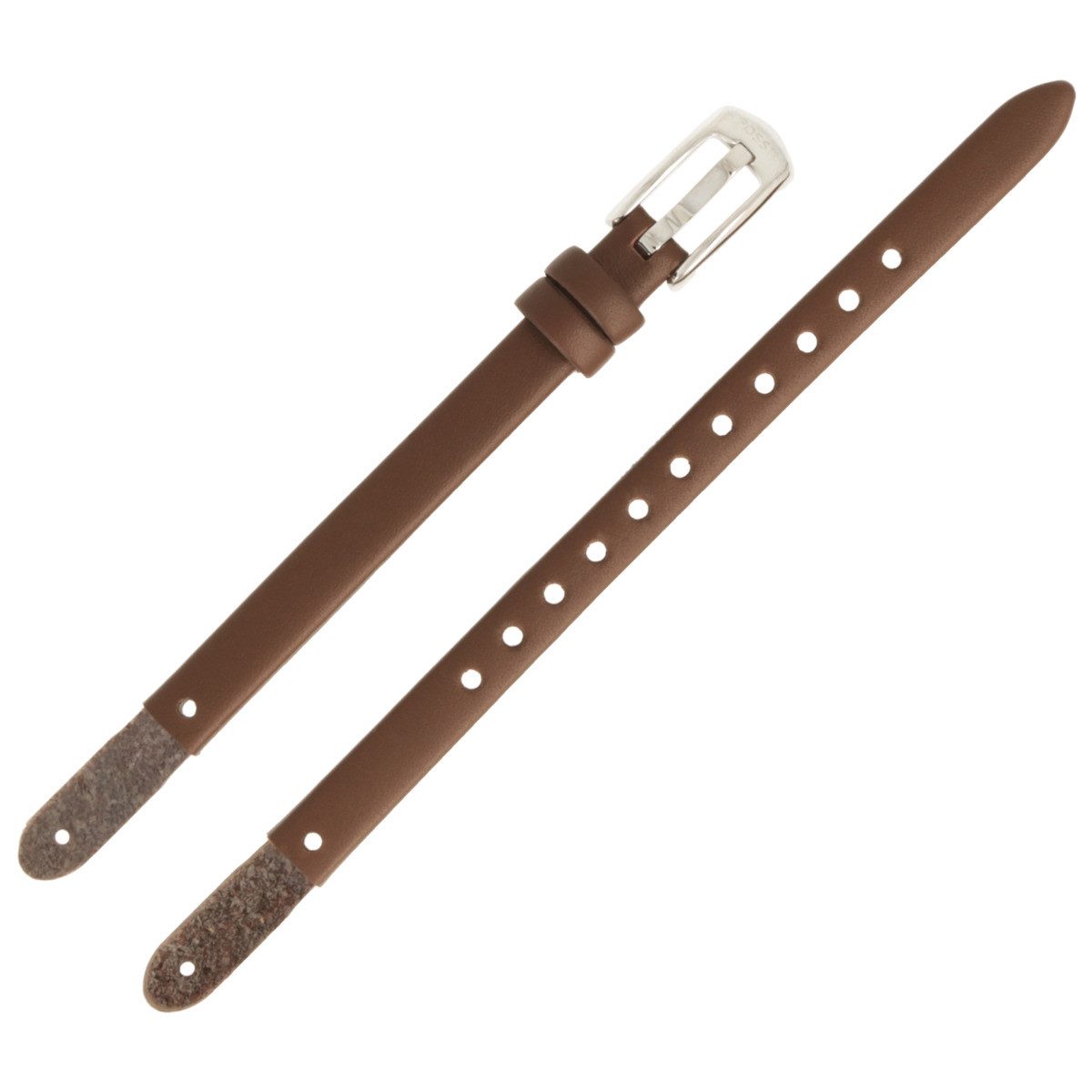 Fossil Uhrenarmband 8mm Leder Braun ES-3861 LB-ES3861