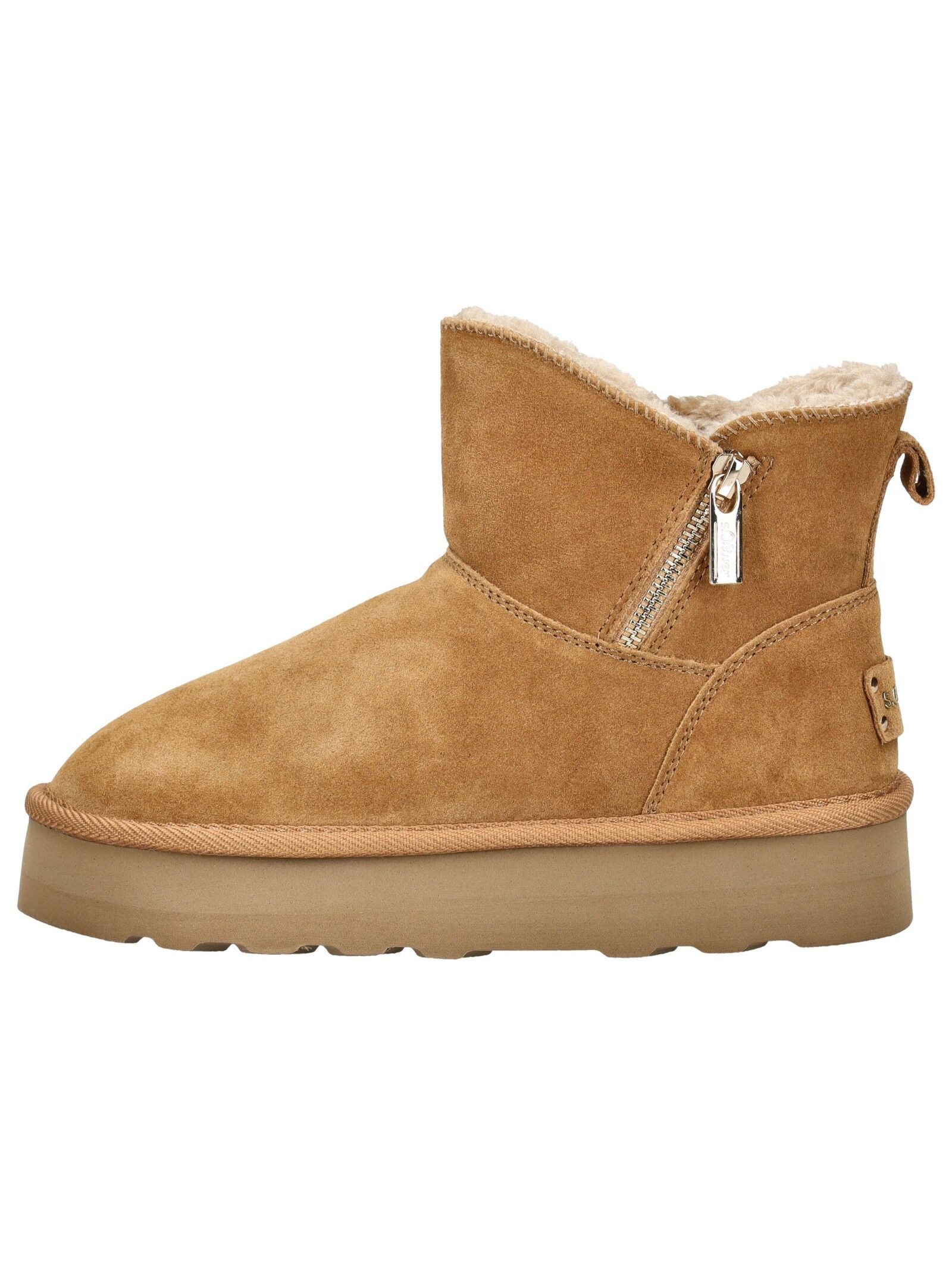 s.Oliver Stiefelette Leder . Stiefelette günstig online kaufen