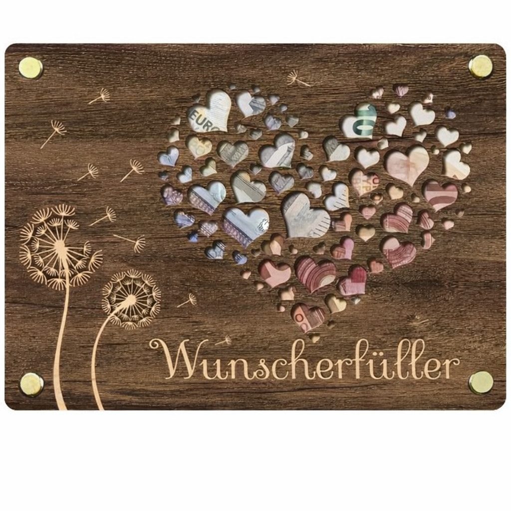 Venicce Love Geschenkbox Geldgeschenke Verpackung, Geschenke aus Holz - Geburtstagsgeschenk (1 St)