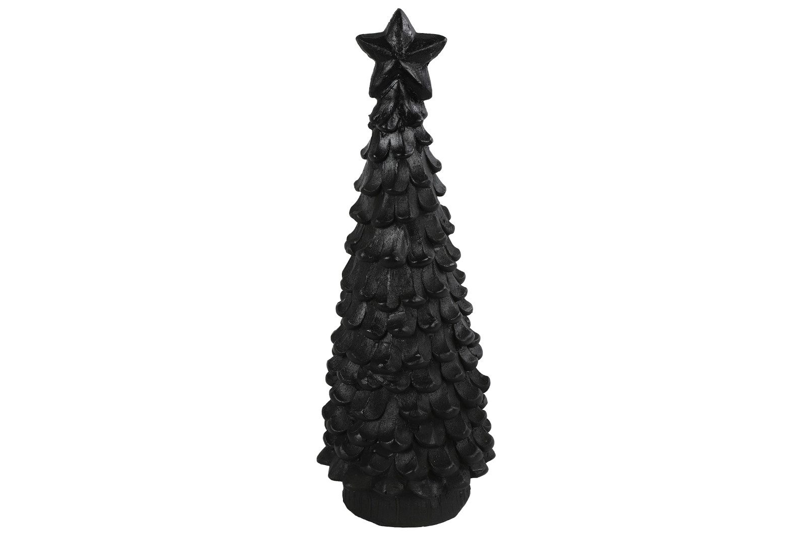 Decostar Dekofigur Weihnachtsbaum Donni L schwarz 26,5cm