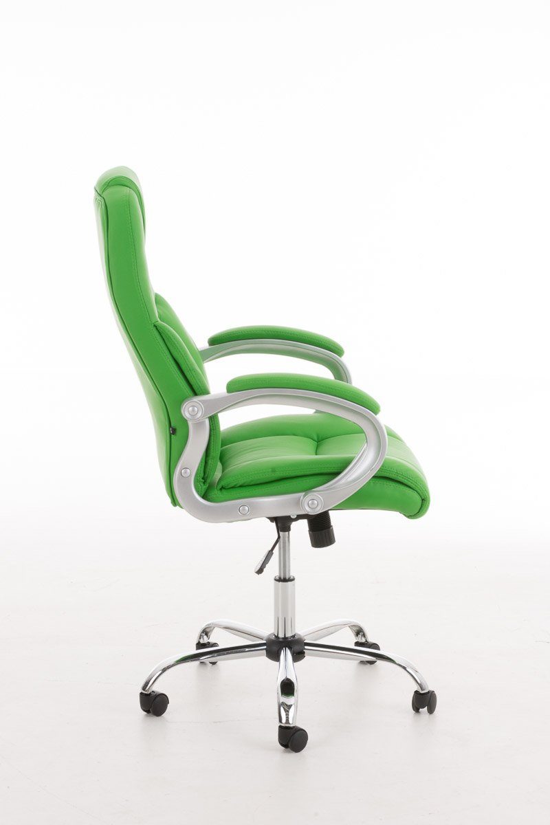 Kunstleder Schreibtischstuhl höhenverstellbar BIG CLP grün V2, Apoll