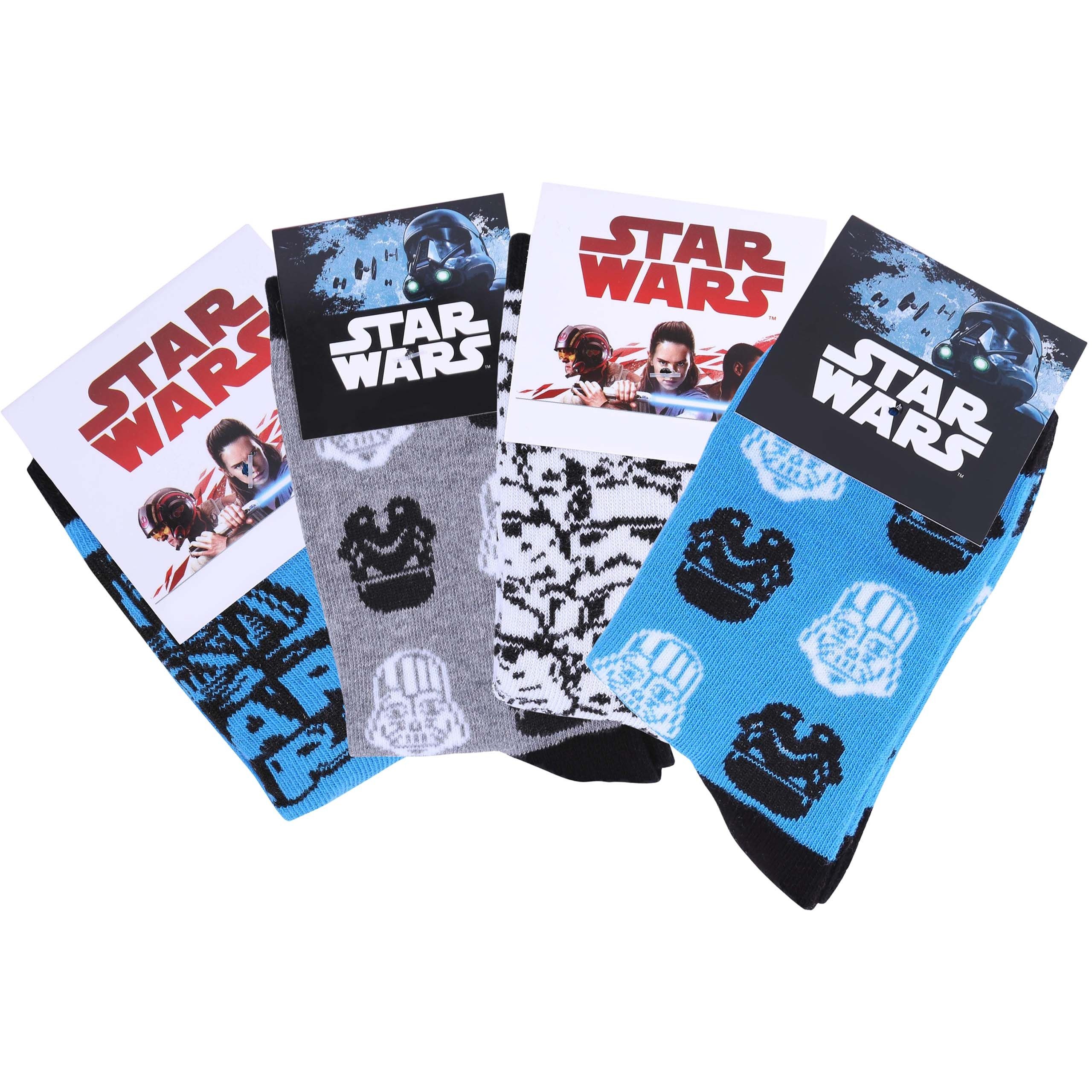 Star Wars Socken DISNEY Star Wars Socken-Set für Jungen, 4er-Pack