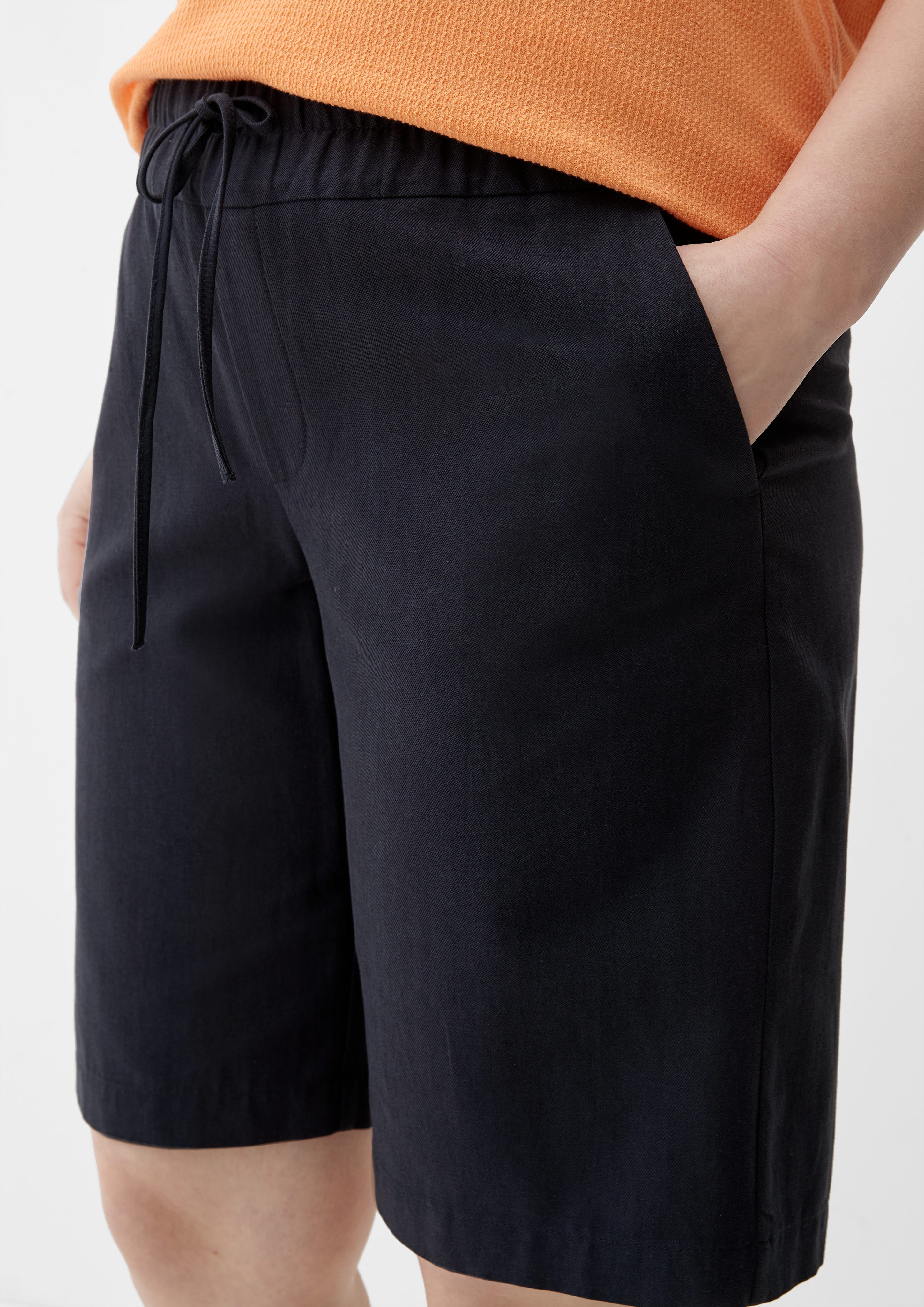TRIANGLE Shorts Non-stretch Bermudas mit Tunnelzugbund günstig online kaufen