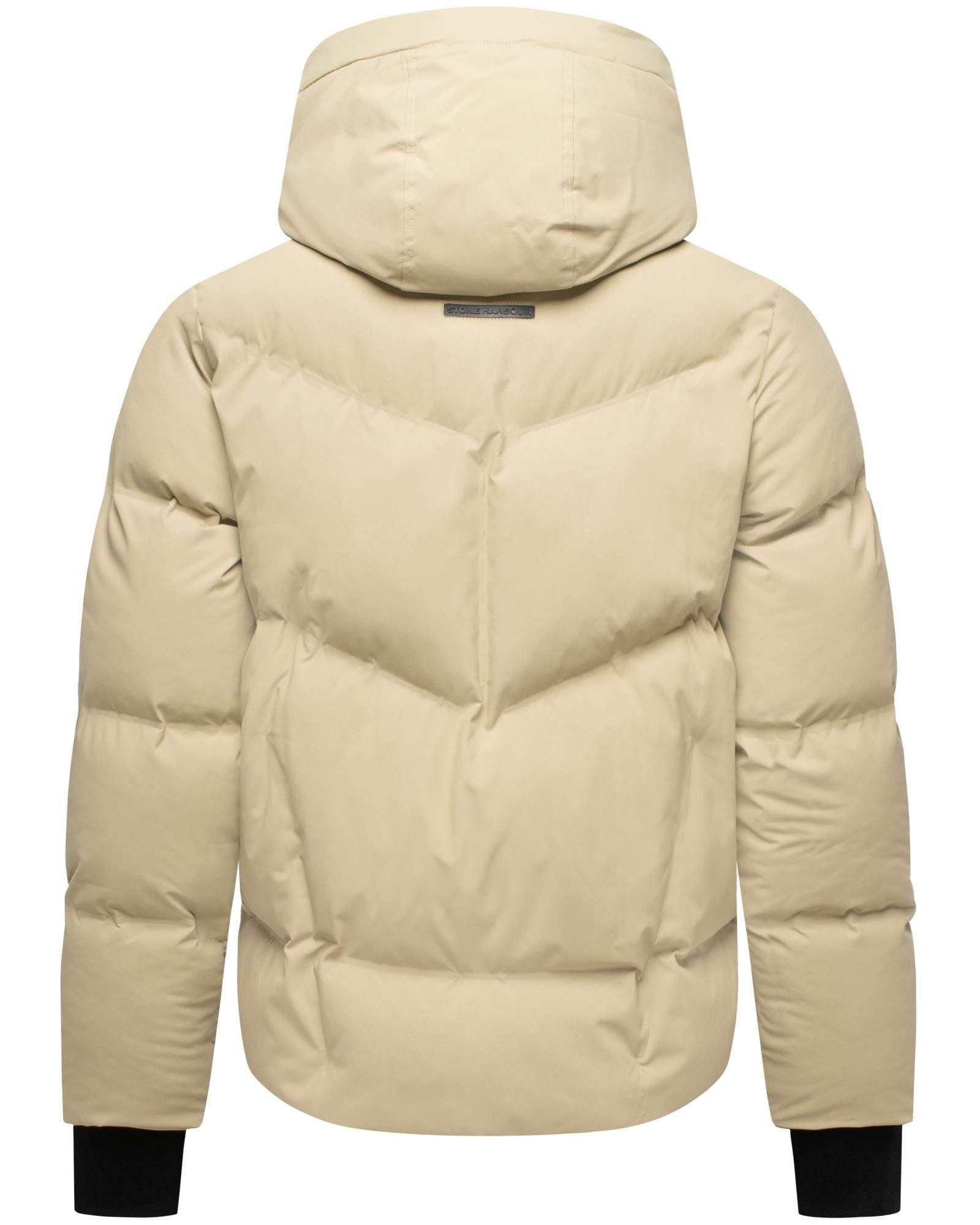 Stone Harbour Steppjacke Livianoo XX Herren Winterjacke mit (abnehmbarer) Kapuze