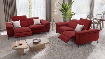 Sofanella 3-Sitzer 3-Sitzer AMARO Stoffsofa Relaxfunktion Designersofa