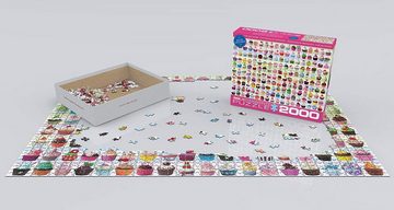empireposter Puzzle Wunderbare Cupcakes - 2000 Teile Puzzle im Format 67,6x96,8 cm, Puzzleteile
