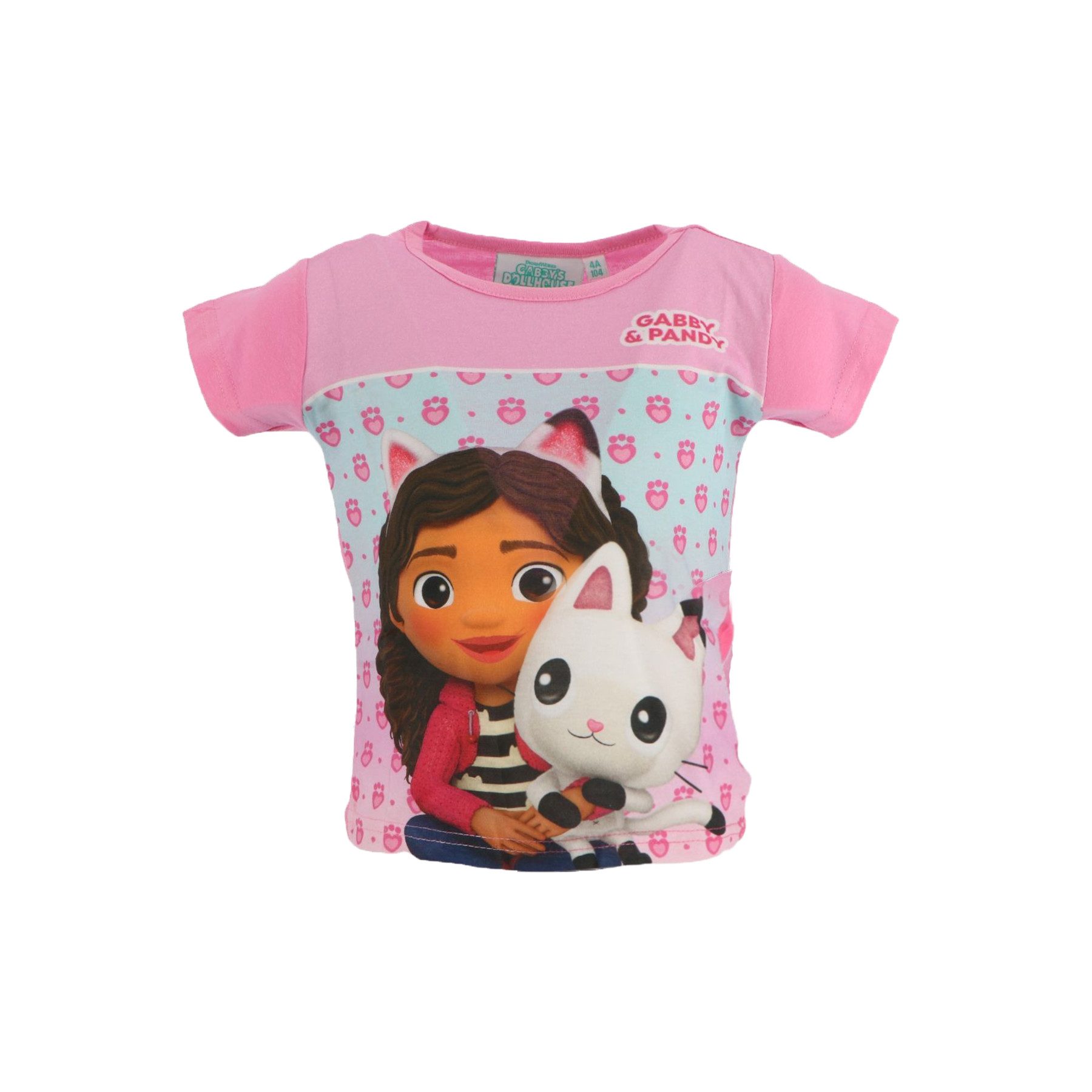 Gabby's Dollhouse T-Shirt T-Shirt für Kinder mit Print Kurzarm-Shirt für Mädchen