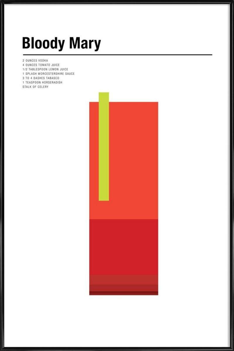 Juniqe Poster Poster mit Kunststoffrahmen, Nick Barclay (1 St), Fine-Art-Print in Galeriequalität mit einem 1 cm breiten, weißen Rand | Poster