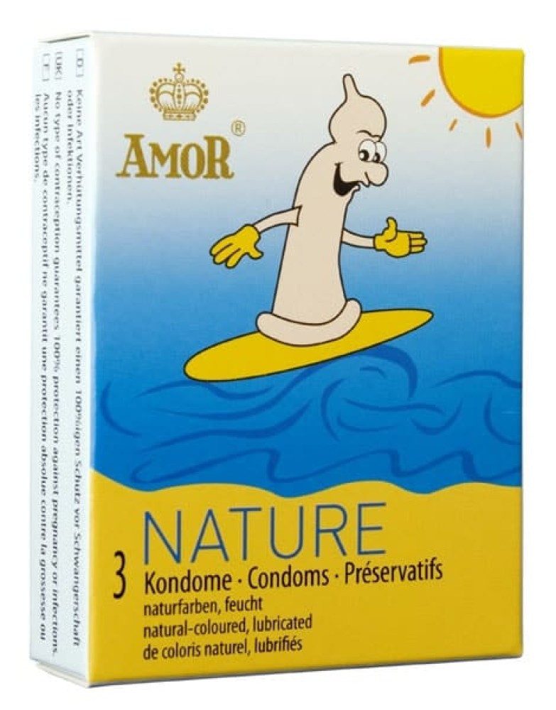 Amor Kondome AMOR Nature / 3 pcs content, 1 St., ein klassiker