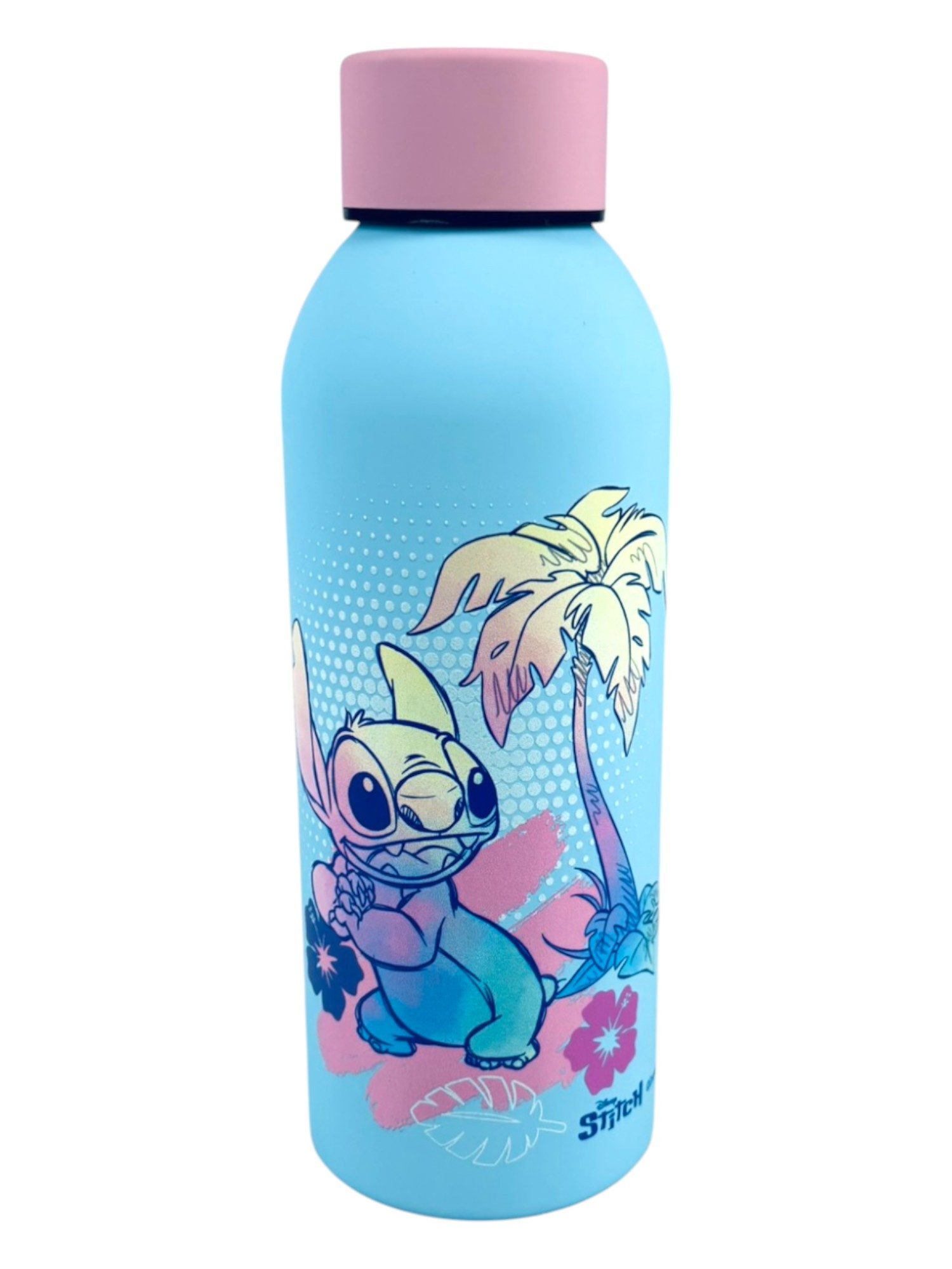 Lilo & Stitch Trinkflasche Stitch Sport- Trinkflasche 500 ml, Kinder Edelstahl Trinkflasche