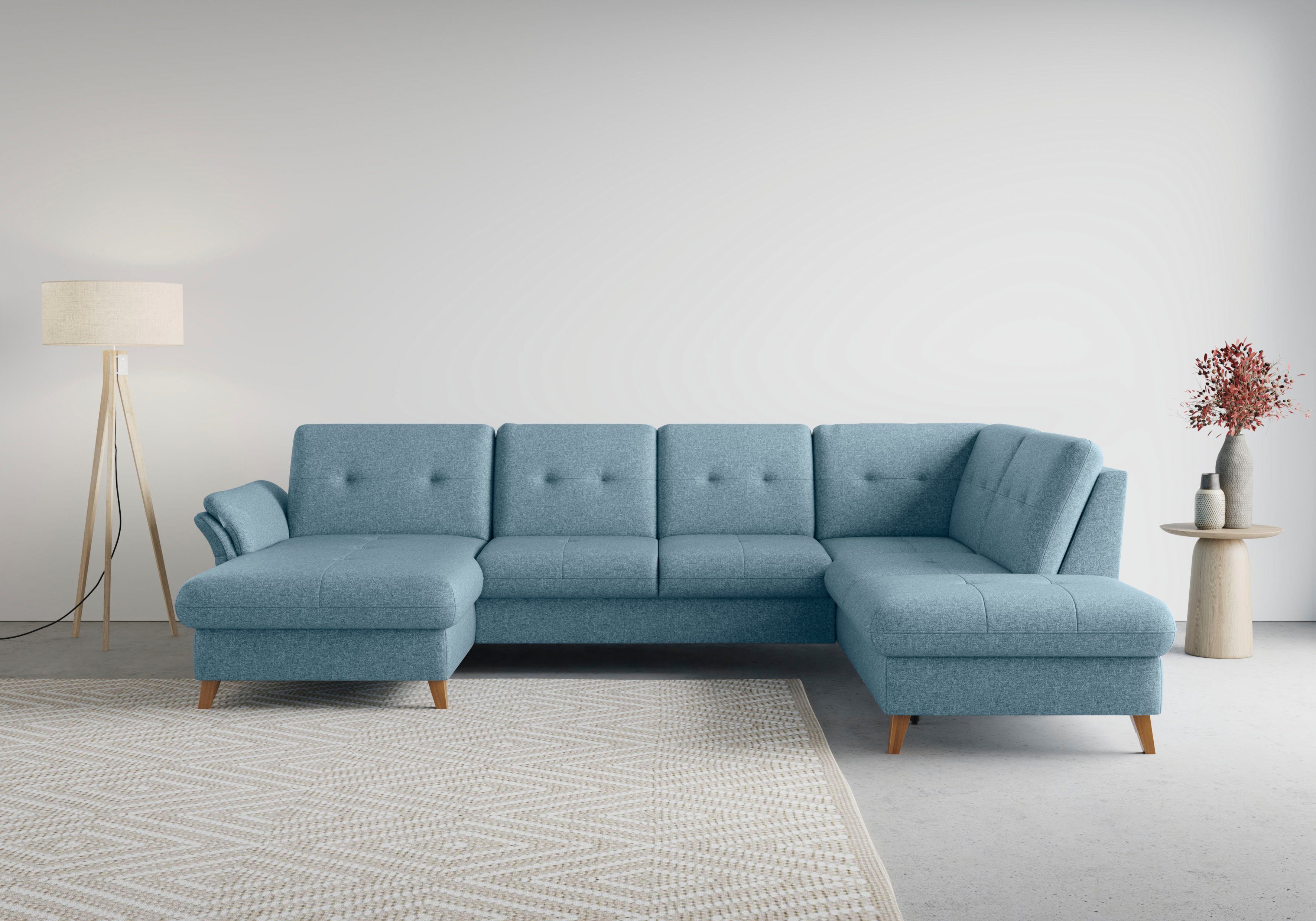 sit&more Wohnlandschaft Göteborg, inkl. Sitztiefenverstellung, wahlweise mit Bettfunktion & Bettkasten