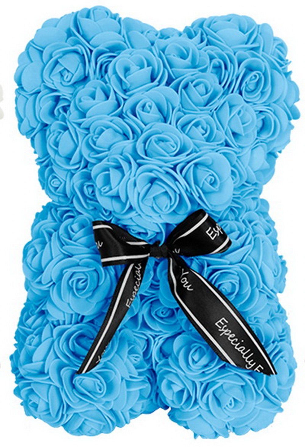 Linder Exclusiv GmbH Dekofigur Rosenbär 25 cm Rosen-Bär Bastelschaumstoff D günstig online kaufen