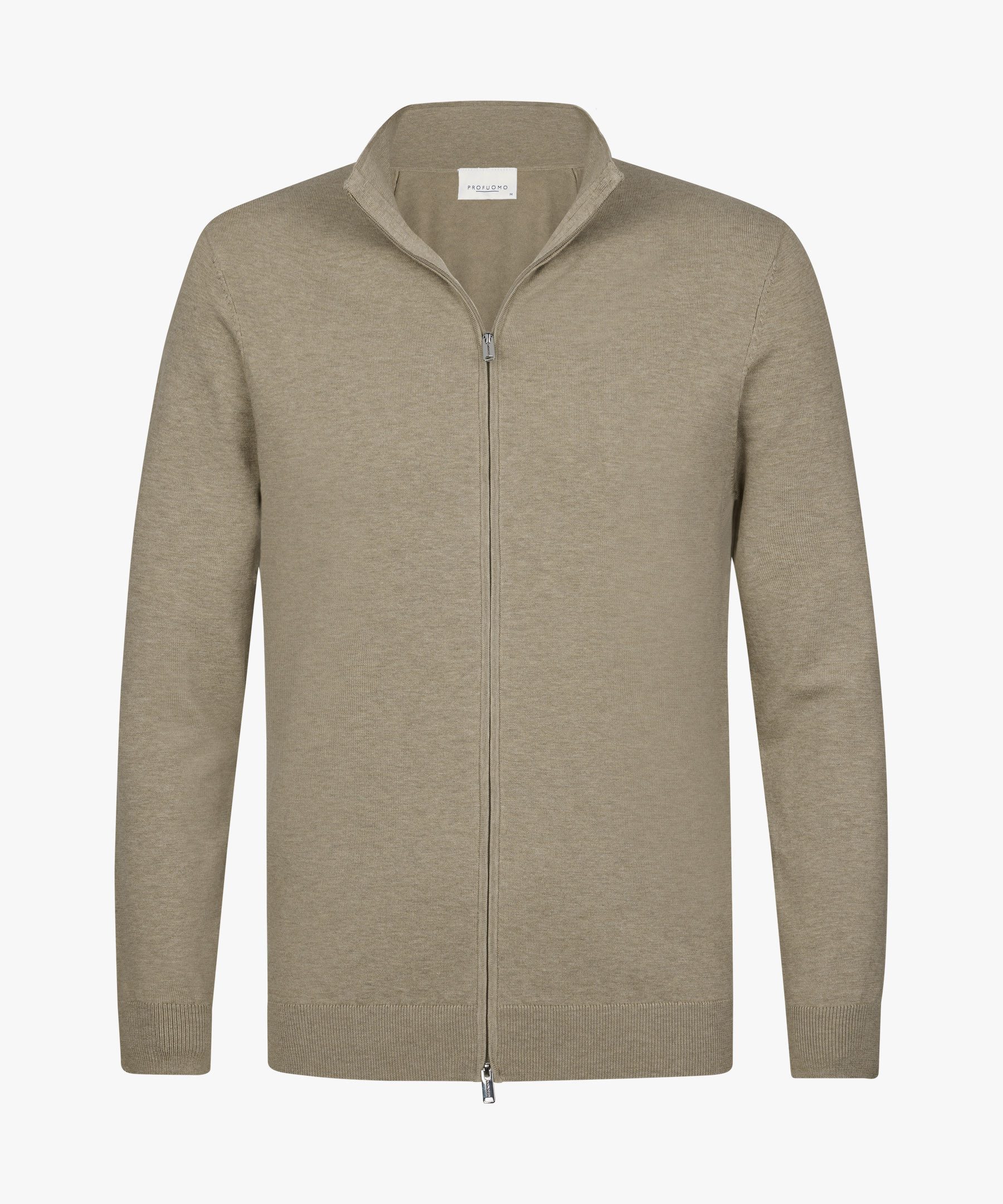 Profuomo Troyer CARDIGAN FULL ZIP BEIGE