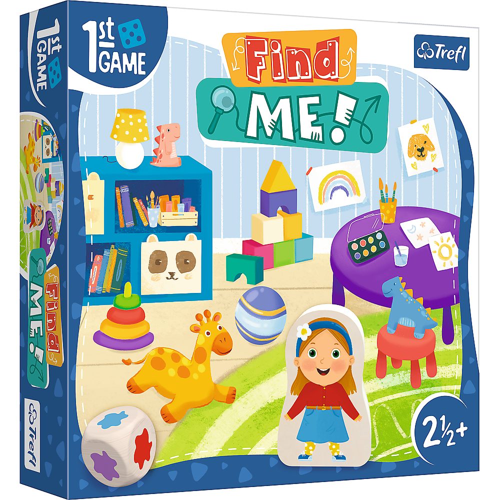 Trefl Spiel, Kinderspiel Trefl 02345 1st Game finde mich!, Made in Europe