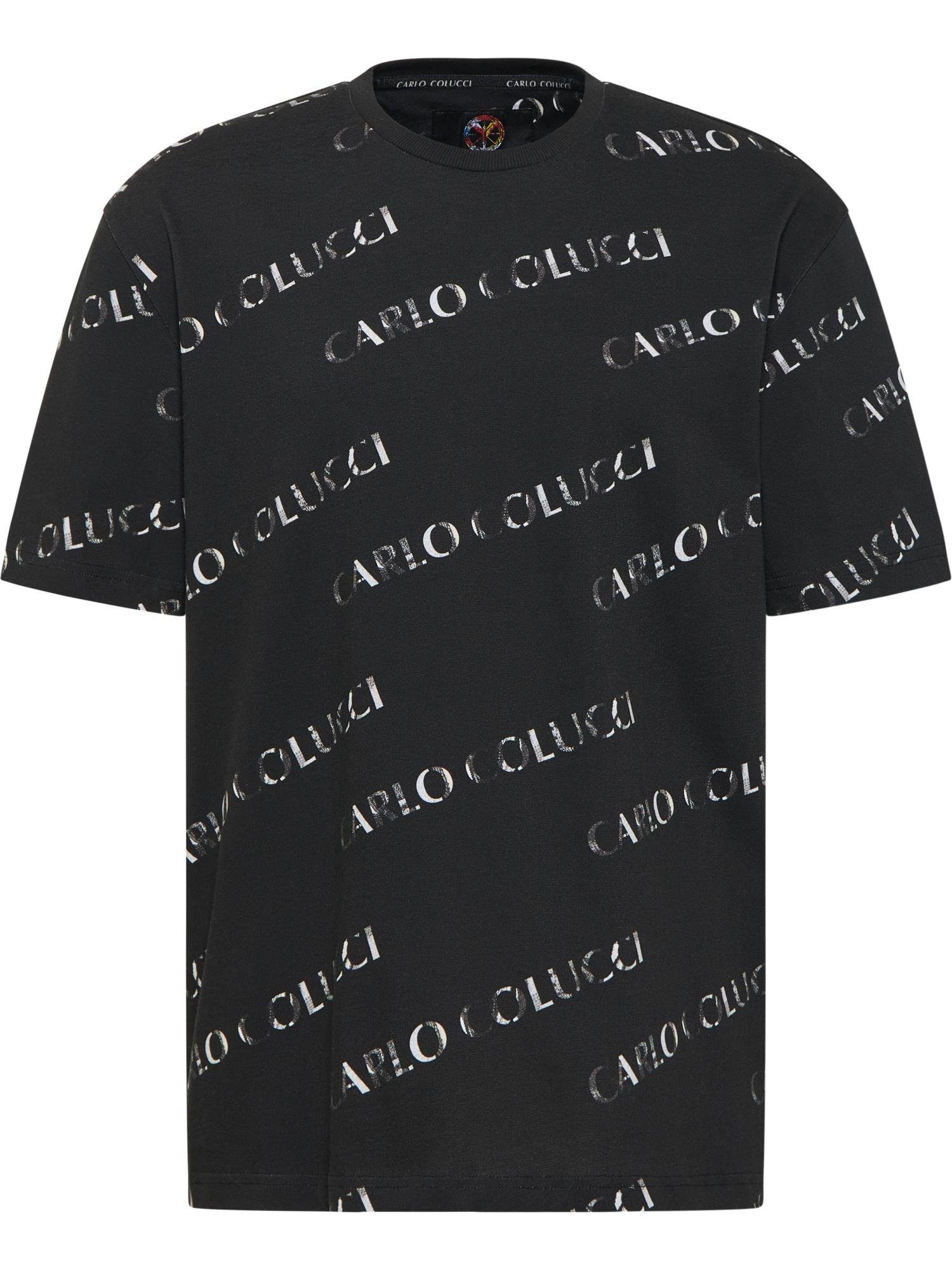 CARLO COLUCCI T-Shirt D'Aurelio Schwarz