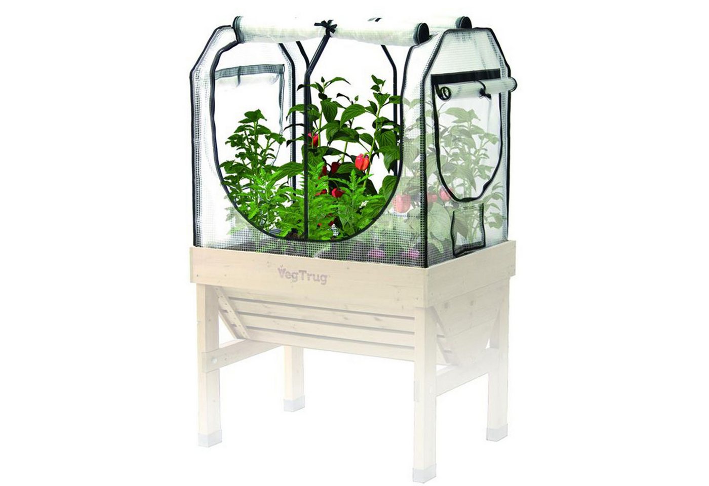 VegTrug Gewächshaus Aufsatz für Hochbeete – auch separat nutzbar, einfacher Zugang dank Reißverschlüssen in jeder Schicht beige | Rabatt: 17% VegTrug Gewächshaus Aufsatz für Hochbeete – auch separat nutzbar, einfacher Zugang dank Reißverschlüssen in jeder Schicht beige | Rabatt: 17%