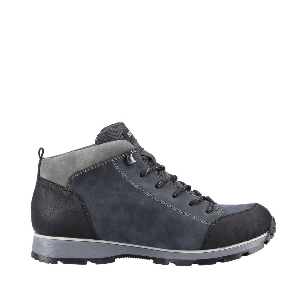 Rieker Herren Rieker-Tex Schnürstiefelette F5740-00 schwarz/pazifik/rauch Stiefelette