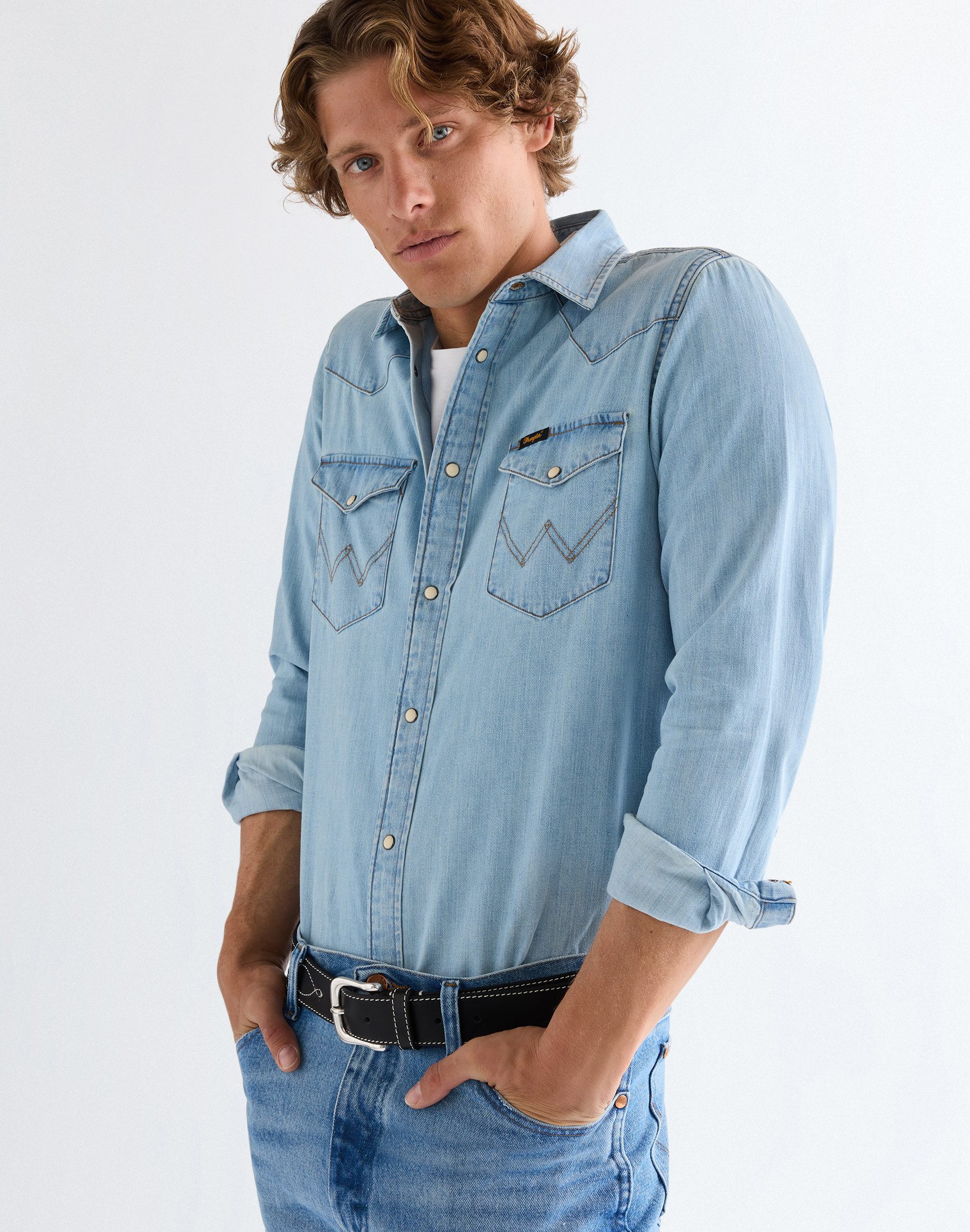 Wrangler Langarmhemd WESTERN SHIRT
