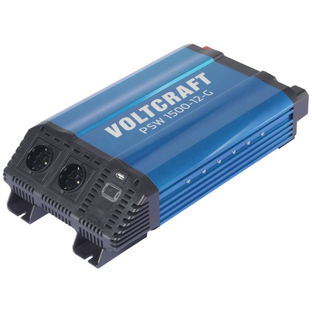 VOLTCRAFT Wechselrichter Wechselrichter, reine Sinuswelle, 1500 W /12 V, USB VC-14490405
