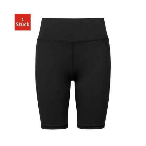 SNOCKS Sporthose High Waist Shorts Damen Trainingsshort Radlerhose (1-tlg) aus blickdichtem Stretchmaterial, ohne kratzenden Zettel